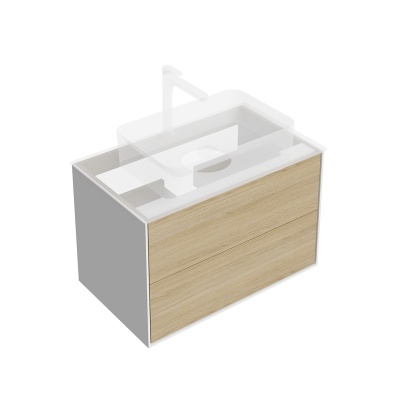 Тумба PLAZA Modern подвесная 80, push, 2 ящика, дуб виченца Тумба PLAZA Modern подвесная 80, push, 2 ящика, дуб виченца
