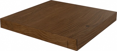Ступень угловая клееная левая Сальветти вишня 33x33x1,1