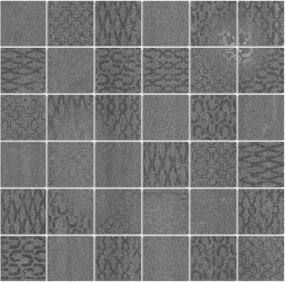 Декор Про Дабл антрацит мозаичный 30x30x1,1