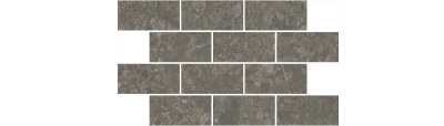 Декор Чеппо ди Гре мозаичный коричневый матовый обрезной 34,6x20x0,9