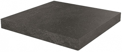 Ступень угловая клееная Про Стоун черный 33x33x1,1