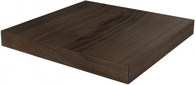Ступень угловая клееная левая Про Вуд коричневый 33x33x1,1